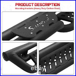 BXQ-Y Running Boards fit 15-24 Colorado/Canyon Crew Cab Side Steps BLK Nerf Bars