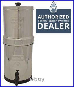 Berkey Travel Water System BlemishedWith 2 Brand New Ceramic Filters