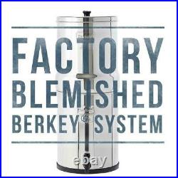 Berkey Water Filter Purify with 2 BB-9 Black Filters System Authorized Blemished