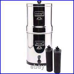 Berkey Water Filter System Purification With 2 Black BB9-2 New
