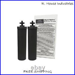 Berkey Water Filter System Purification With 2 Black BB9-2 New