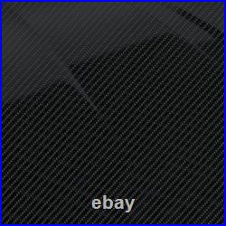 Black 5D Carbon Fibre Vinyl Wrap Sheet Film Sticker Car Wrap Air Bubble Free