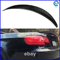 Black Carbon Fiber Trunk Spoiler Lid Wing For 2007-2013 BMW 2-Door Coupe