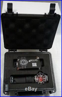 Brand NEW BOLDR Odyssey Carbon Red watch ETA 2824-2 automatic 300m WARRANTY AD