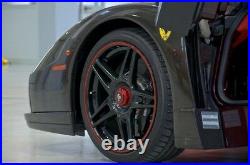 Brand New 19 Oem Ferrari Enzo Carbon Fiber Center Lock Wheels Rims Black Bbs