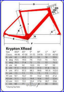 Brand New 2017 Argon 18 Krypton X-Road Carbon Disc Road Frameset XROAD Medium