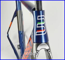 Brand New BASSO Diamante SV Carbon Road Bike Bicycle Frameset Blue 700C 53cm
