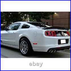 Brand New Fits 10-14 Mustang GT V6 GT500 Style Trunk Spoiler Carbon Print