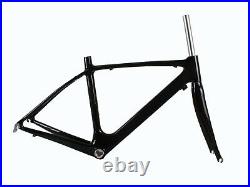 Brand New Full Carbon Matt Road Bike Frame 46cm Fork (alloy Steerer)