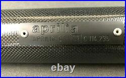 Brand New Genuine Aprilia Rs 125 1996-1998 Carbon Silencer Ap8119349