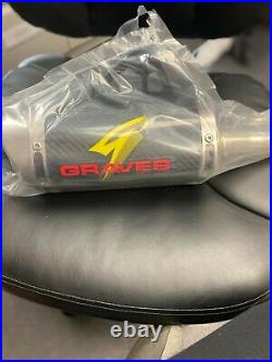 Brand New Graves 2015 Yamaha R3 Cat Back Exhaust SS/Carbon EXY-15R3-CRSC