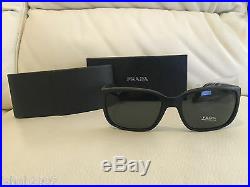Brand New Prada Black Frame Carbon Lens Sunglasses SPR 21R