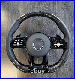 Brand new Mercedes-Benz AMG carbon fiber custom steering wheel