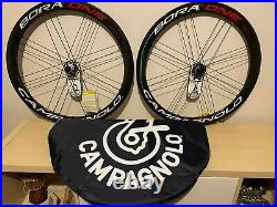 Brand new Pair of Campagnolo Bora One 50 center lock disc Carbon Wheels