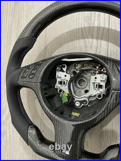 Brand new carbon fiber Flat Bottom steering wheel for BMW E46 M3 01-06
