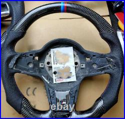 Brand new real BMW carbon fiber perforated leather custom steering wheel Z4 E89