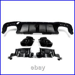 Bs Style Rear Diffuser For Mercedes GLE GLS W166 X166 AMG 2016-2019 Carbon Look