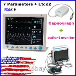 CONTEC CMS8000 co2 Vital Signs ICU Patient Monitor mainstream ETCO2 Capnograph