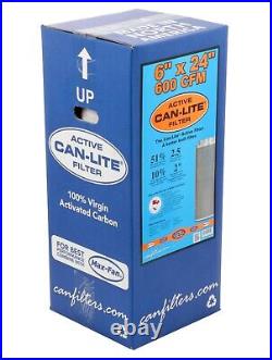 Can-Lite Carbon Filter With Pre Filter, 6-Inch 600 Cubic Feet Per Minute