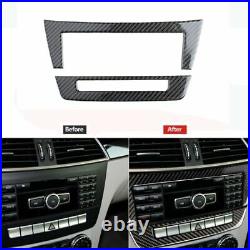 Carbon Fiber Car Interior Trims For Mercedes Benz W204 C Class C250 300 C350 C63