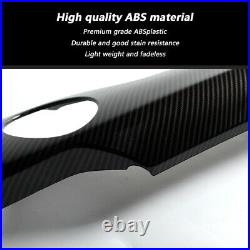 Carbon Fiber Dashboard Panel Decor Trim Cover Accessories for Ford Mustang 2015+