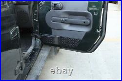 Carbon Fiber Door Interior Trim Kit Cover For Jeep Wrangler JK 2007-2010 2 Door