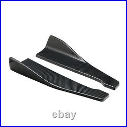 Carbon Fiber Front Bumper Spoiler Body Kit / Side Skirt / Rear Lip For Universal