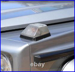 Carbon Fiber Front Hood Turn Signal Light Trim For Benz G Class W463 G63 2012-18