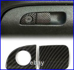 Carbon Fiber Full Set Inner Decor Cover Trim for Dodge Charger 2015+ Accessories