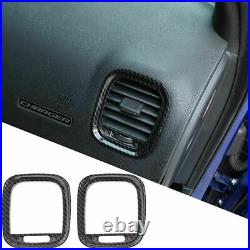 Carbon Fiber Full Set Interior Cover Trim Kit For Dodge Charger 2015+Accessories