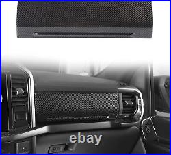 Carbon Fiber Interior Dashboard Decoration Trim For Ford F150 2021+ Accessories