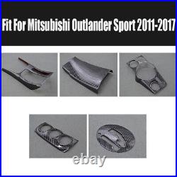Carbon Fiber Interior Decoration Cover Trim For Mitsubishi Outlander Sport 11-17