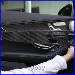 Carbon Fiber Interior Door Panel Cover For Mercedes-Benz Benz GLC C Class W205