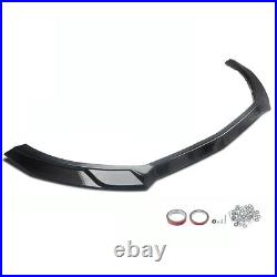 Carbon Fiber Look For 2015-2017 Ford Mustang Coupe 2D Front Bumper Lip Splitter