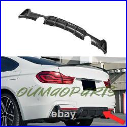 Carbon Fiber Look Rear Bumper Diffuser Lip For 2014-2018 BMW F32 F33 F36 435i