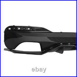 Carbon Fiber Look Rear Diffuser MP Style For BMW G30 5 Series M Sport 2017-2022
