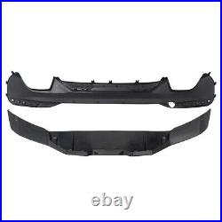 Carbon Fiber Look Rear Diffuser MP Style For BMW G30 5 Series M Sport 2017-2022
