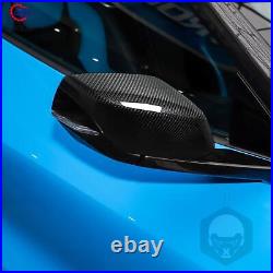 Carbon Fiber Mirror Cover for Chevrolet Corvette C8 Stingray Coupe Z06 2020 2021