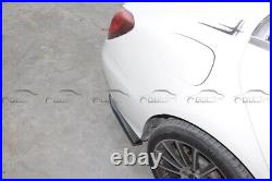 Carbon Fiber Rear Bumper Splitters For 15-17 Mercedes-Benz W205 Sedan AMG Sport