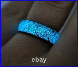 Carbon Fiber Ring with Gibeon Meteorite inlay Made in USA Sizes 4-16