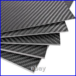 Carbon Fiber Sheet 100x250 300x400 400x500 500X500 500X600X0.5-6MM Full Size