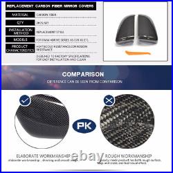 Carbon Fiber Side Door Wing Mirror Replacment Cap Cover Fit For BMW Z4 E89 09-16