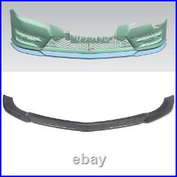 Carbon Fiber Style Front Bumper Splitter Lip For Mercedes W204 Sport 2011-2014