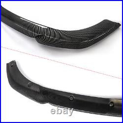 Carbon Fiber Style Front Bumper Splitter Lip For Mercedes W204 Sport 2011-2014