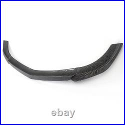 Carbon Fiber Style Front Bumper Splitter Lip For Mercedes W204 Sport 2011-2014