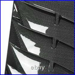 Carbon Fiber Style Rear Window Windshield Louvers For Dodge Charger 2011-2023