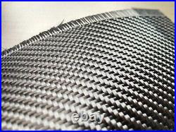 Carbon Fibre Cloth Fabric 240gsm 2/2 3k Twill 1000mm Width, Comes on a Roll UK