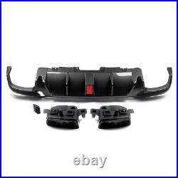 Carbon Look F1 Bs Style Rear Diffuser For 2015-2019 Benz W166 GLE X166 GLS AMG