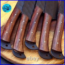 Custom Handmade Forged Carbon Steel Chef Knife Kitchen Knives Chef Set 2650