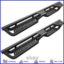 Drop Running Boards For 2024 Toyota Tacoma Double/Crew Cab Black 4Step Bar